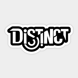 Distinct Logo Sticker